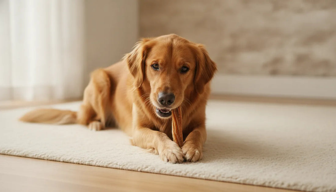 Dog exploring clean-label alternatives to rawhide for dogs