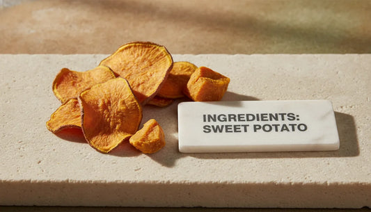 Clean dog treats made with clearly named whole-food ingredients